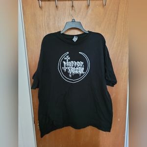 Horror Vacui Italian Deathrock Post-Punk Gothic Rock band shirt XXL